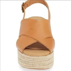 Soludos Shoes Nwot Soludos Amalfi Platform Leather Sandals 85